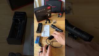 Feyachi WL25 Unboxing 1200 Lumen Tactical Flashlight flashlight feyachi tacticalflashlight [upl. by Swirsky]