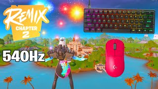 SteelSeries Apex Pro Mini ASMR 🤩 Solo Gameplay 🥇 Satisfying Keyboard Fortnite 240 FPS 4K [upl. by Hanima542]