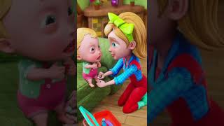 Boo Boo Song shorts cartoonvideos rhymes booboo [upl. by Carita]