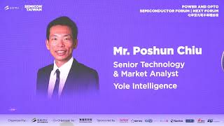 Power SiC Market overview and the potential of Taiwan  Mr Poshun Chiu Senior Analyst Yole [upl. by Sices]