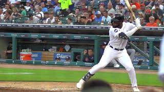 Akil Baddoo Detroit Tigers OF open side swing [upl. by Atima]