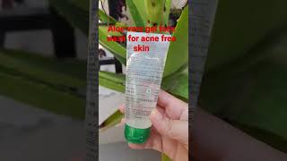 Aloe vera gel face wash Patanjali for acne free skin [upl. by Meggie972]