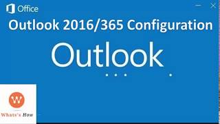 How to Setup Outlook 2016 Email account  Outlook 2016365 POPIMAP Configuration [upl. by Kasey]