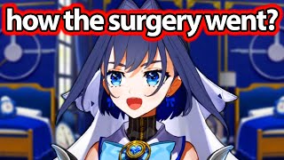 Kronii Talks About Her Surgery and What She Experienced 【Ouro Kronii  Hololive EN】 [upl. by Nilatak]