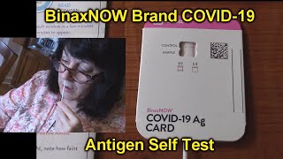 BinaxNOW COVID19 Antigen Self Test COVID Test With 15Minute Results 2 Tests Included REVIEW [upl. by Monarski154]