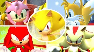 Sonic amp Sega AllStars Racing  All Ultimates AllStar Moves [upl. by Tabib]