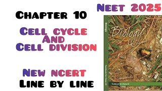 Cell cycle and cell division class 11  Cell cycle and cell division ncert line by line  part 2 [upl. by Wurtz947]