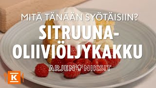 SitruunaoliiviÃ¶ljykakku  Arjen niksit  KRuoka [upl. by Claude]