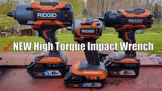 RIDGID 18Volt OCTANE 12quot Drive High Torque 6Mode Impact Wrench Review R86211B  1500 Ft Lb [upl. by Reba513]