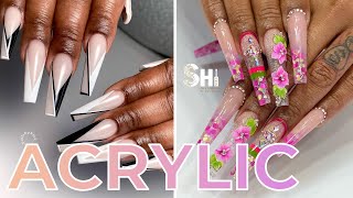 ✨225✨Amazingly Beautiful Acrylic Nail Art Designs Compilation 💅 [upl. by Aniuqal634]