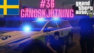 POLIS I GTA PÅ SVENSKA 36 GÄNGSKJUTNING [upl. by Walkling345]