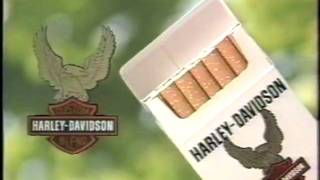 Retro Japanese Harley Davidson Cigarette Commercial 1993 [upl. by Frazier]