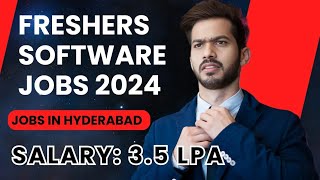 FRESHERS SOFTWARE JOBS VACANCY IN HYDERABAD MADHAPUR  SUCCESS DRIVE TELUGU [upl. by Love]