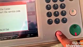 How to reset Ricoh Error Code sc542 sc546 sc548 problem 2018 [upl. by Bremer]