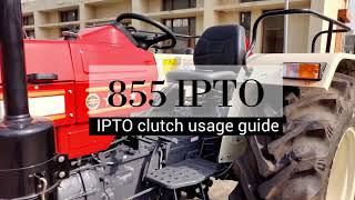 Swaraj 855 I PTO usage guide [upl. by Alyakam]