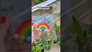 Diy satisfying Rainbow 🌈clay art for worlds Teacher’s day satisfying shorts shorts satisfying [upl. by Vel]