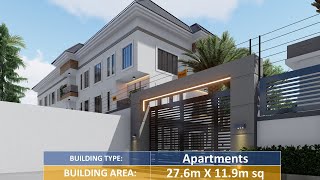 Modern Apartments House Design [upl. by Kcim]