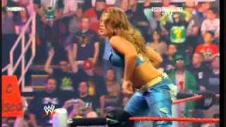 Mickie James entrance with the belt of diva [upl. by Eitirahc632]