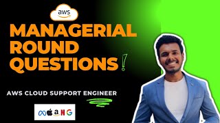 AWS Cloud Support Engineer Interview  Managerial Round Questions [upl. by Solberg]