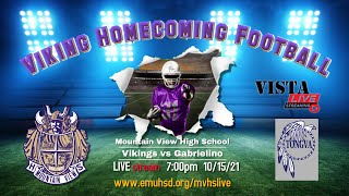 MVHS Viking Homecoming vs Gabrielino [upl. by Anuahs557]