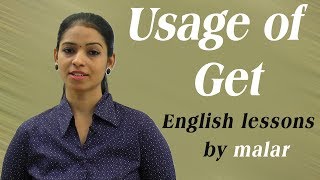 Usage of Get  6  Learn English with Kaizen through Tamil [upl. by Aronoh196]