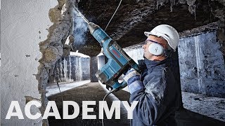 Bosch academy Borhammer med SDSmax GBH 1252 DV Professional [upl. by Beka810]