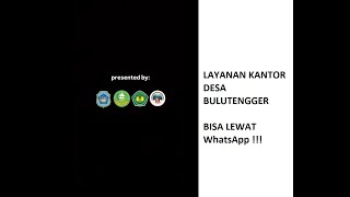 TUTORIAL PELAYANAN KANTOR DESA BULUTENGGER melalui WHATSAPP oleh Mahasiswa KKN UNISDA Lamongan 2024 [upl. by Harrak835]