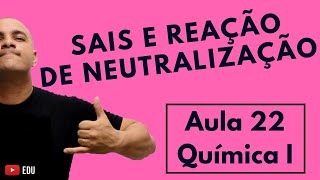 SAIS A Neutralização Total e Parcial Classificação do Sal e Características  Aula 22 Química I [upl. by Gnouhc783]