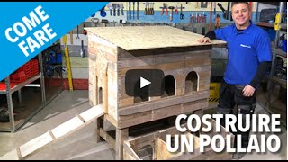 Come costruire un pollaio con il pallet  Tutorial Fai da Te [upl. by Sungam]