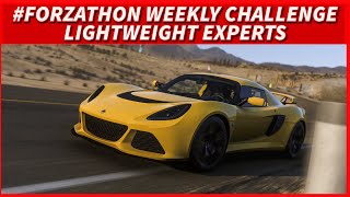 FH5 Forzathon Weekly Challenge LIGHTWEIGHT EXPERTS [upl. by Necila982]