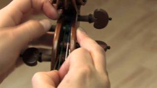 Changing a Violin String [upl. by Harpole803]