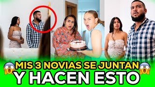 Se juntaron sus 3 novias el día de su cumpleaños y le dieron el mejor regalo del mundo [upl. by Leonidas85]