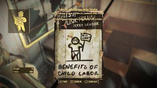 How to Find Tales of a Junktown Jerky Vendor Issue 4 Location Longneck Lukowskis Cannery Fallout 4 [upl. by Maxy]