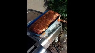 How to grill ribs bought at Costco [upl. by Seiter299]