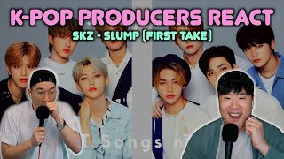 Musicians react amp review ♡ SKZ  SLUMP First Take Performance [upl. by Aicenad]