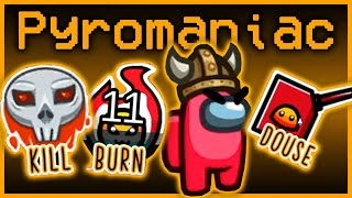 The NEW Pyromaniac role is a MORE POWERFUL Arsonist  Among Us Stellar Roles Mod w Friends [upl. by Nestor]