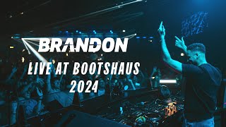 BRANDON live at Bootshaus 2024 Opening Set for JamesHype [upl. by Garrison499]