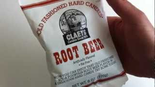 Claeys Root Beer Hard Candy review [upl. by Lehet]