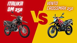 ITALIKA DM 250 vs VENTO CROSSMAX 250  Cual es Mejor [upl. by Hepza]