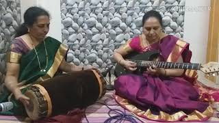 quotTamburi Meetidavaquot Dasara pada played by BASandhya Raman and Vidya Ashok Kumar Shivamogga [upl. by Ygief679]