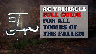 Spoilers Full guide for All tomb puzzles in Assassins Creed Valhalla solve the Tombs of the Fallen [upl. by Eanyl379]