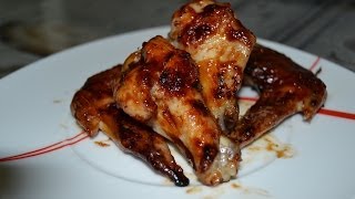 Alitas de pollo al horno con salsa barbacoa [upl. by Adiene852]