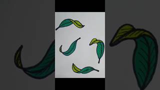 How to draw leaves with pencileasy drawing ideas for beginners drawing art howto leaves [upl. by Airehs]