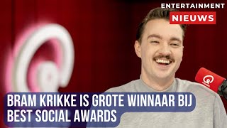 Bram Krikke en Pieter Valley schitteren op The Best Social Awards [upl. by Onida]