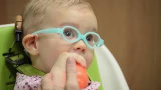 Baby Hears for the First Time with Cochlear Implant [upl. by Ardisj]