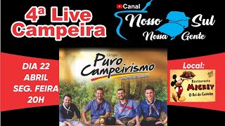 4a live campeira com o grupo Puro Campeirismo [upl. by Ressan298]