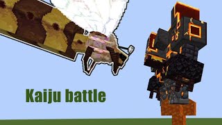 Nectra vs Netherite monstrosityMinecraft1201 [upl. by Nymassej]