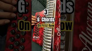 Diatonic Accordion  G Chord on Accordion accordion acordeón garmon diatonicaccordion tutorial [upl. by Johiah]