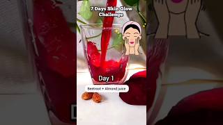 7 Days skin challenge transform your skin by this juices in just 7days beautyhacks farheenaziz [upl. by Haletta785]