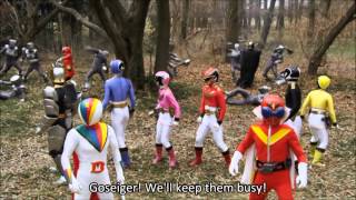 Goseiger Gokaiger Super Sentai 199 Great Battle Legend War [upl. by Imre]